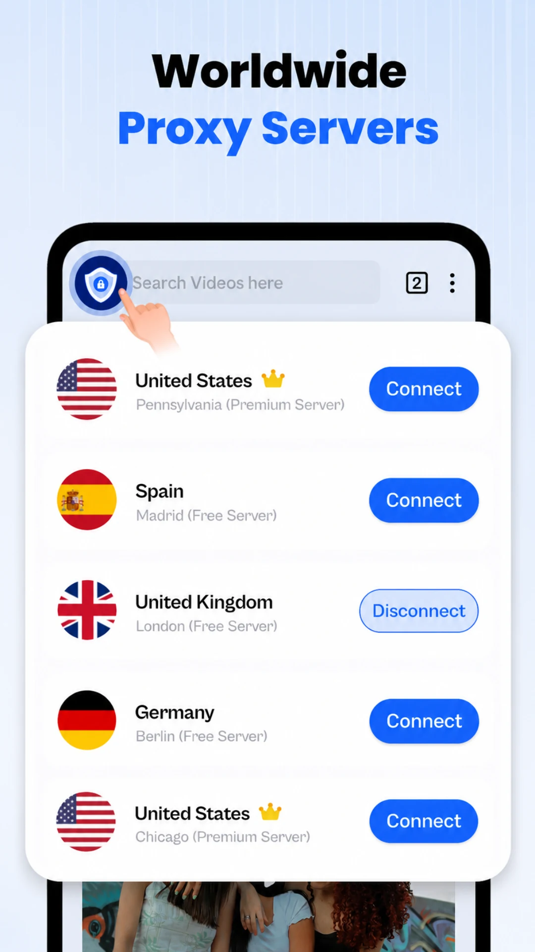 Video Downloader Proxy Browser screenshot
